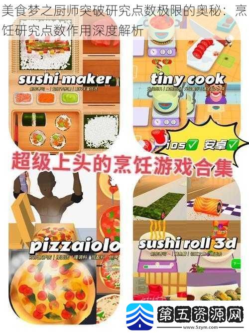 美食梦之厨师突破研究点数极限的奥秘
