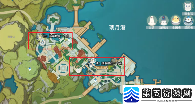 原神小动物分布位置大全