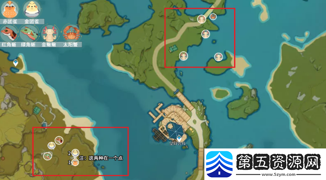 原神小动物分布位置大全