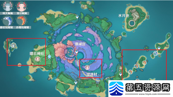 原神小动物分布位置大全