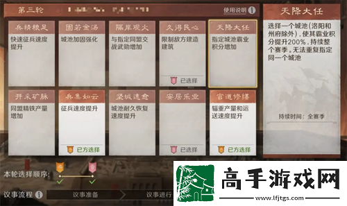 三国谋定天下s4九州议事玩法指南