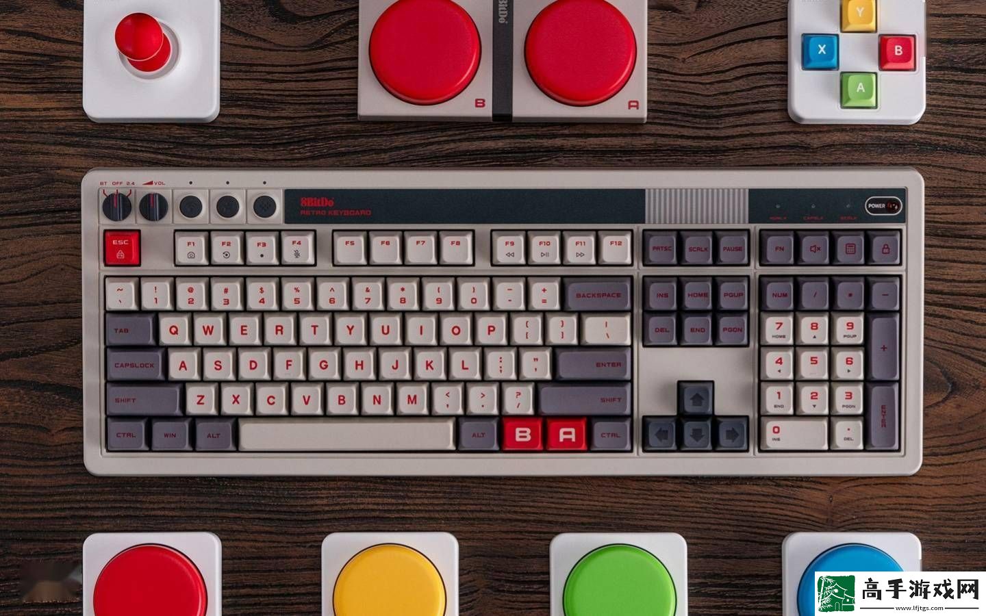 八位堂Retro108机械键盘全尺寸发布