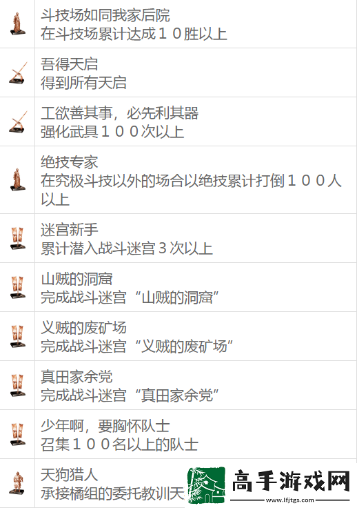 如龙维新极全奖杯解锁条件有什么