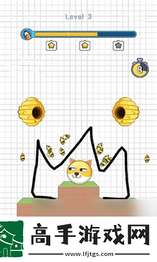 保护狗狗不被蜜蜂蛰小游戏