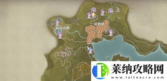 无限暖暖花愿镇雕像位置