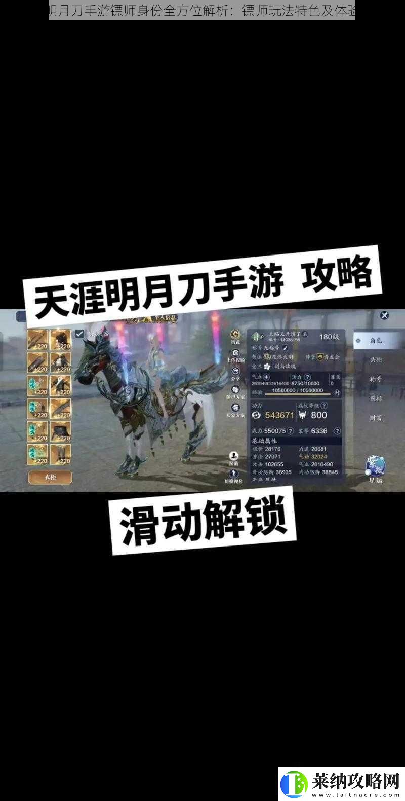 天涯明月刀手游镖师身份全方位解析