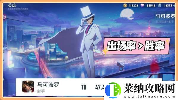 马可出场率反超胜率