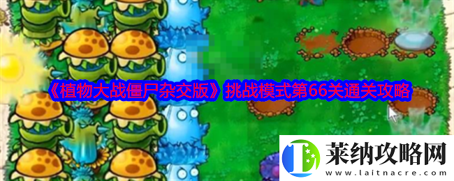 植物大战僵尸杂交版挑战模式第66关怎么过关通关攻略
