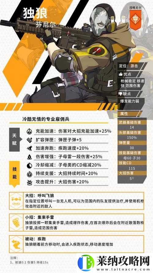 王牌战士手游独狼技能解析