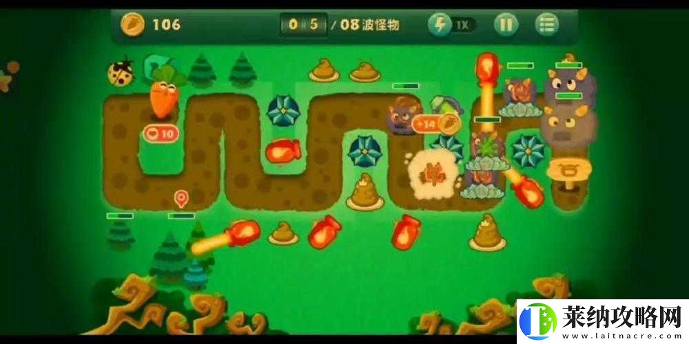 保卫萝卜挑战第32关攻略
