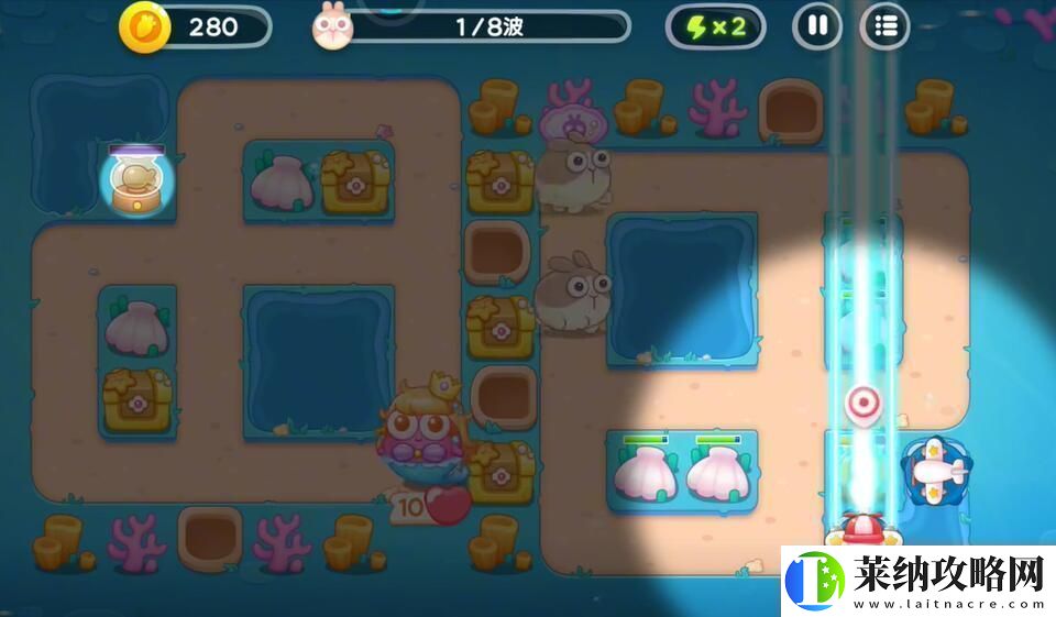 保卫萝卜4海的闺女第58关怎么完美通关