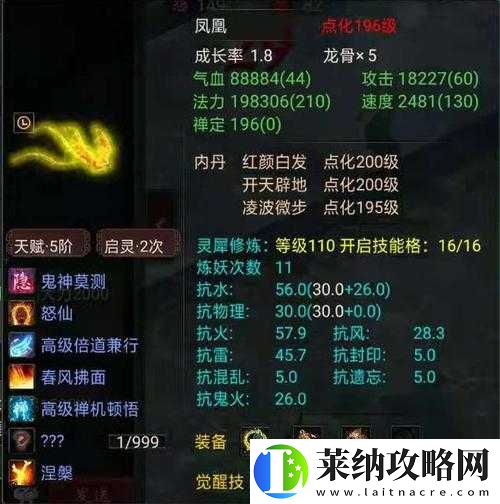 大话西游热血版凤凰技能属性与职业搭配推荐