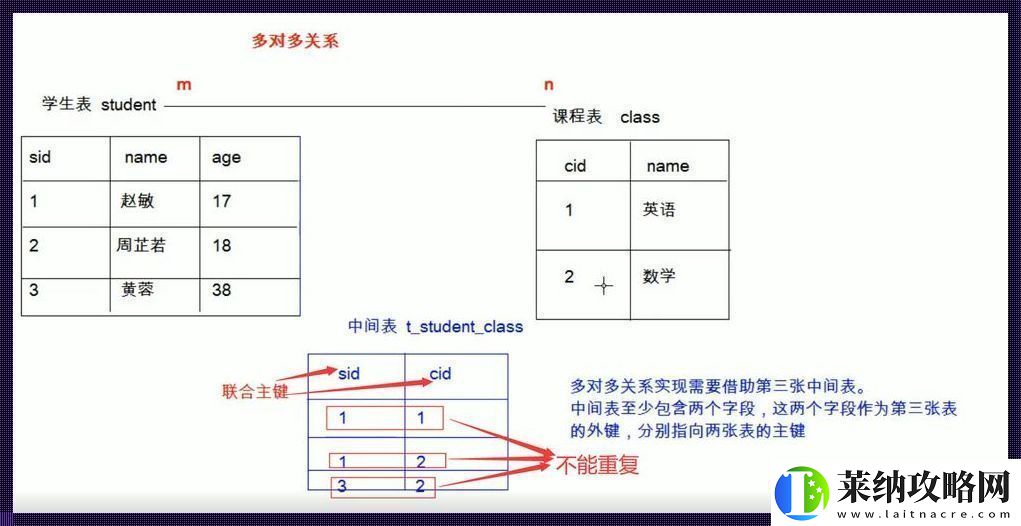 多对多关系的奇葩主键探秘