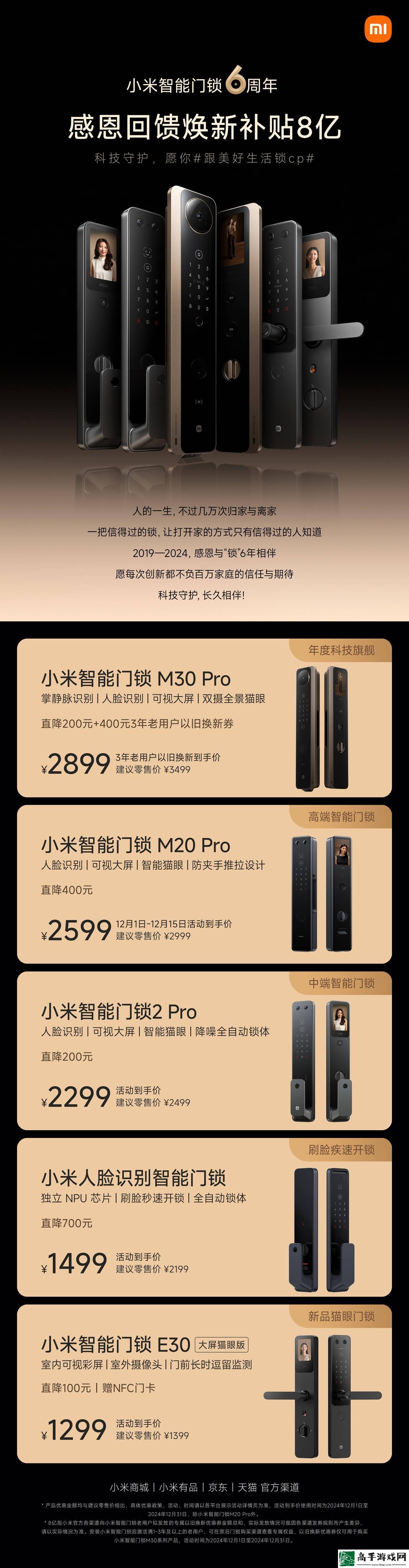 小米智能门锁出货量破700万