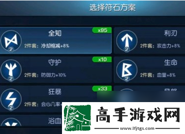 【游戏论坛】光之守望恶魔猎手符石搭配