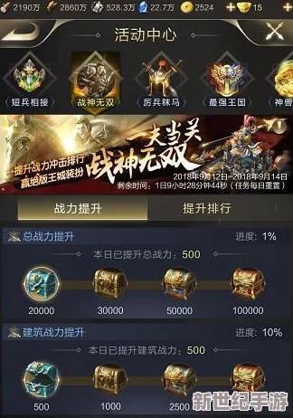 乱世王者新手快速上手