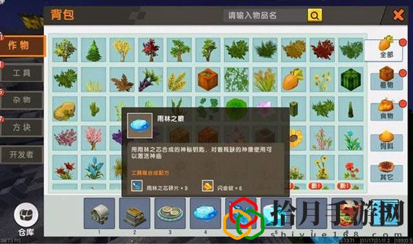 迷你世界雨林神庙在哪里