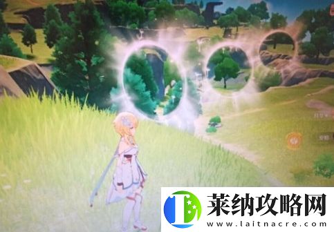 原神三个白色光圈是什么