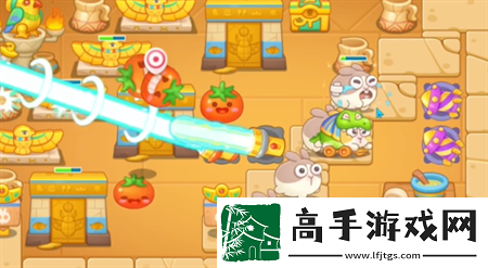 保卫萝卜4法老归来第112关过关攻略