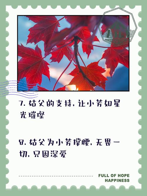 姑父为何力挺送小芳