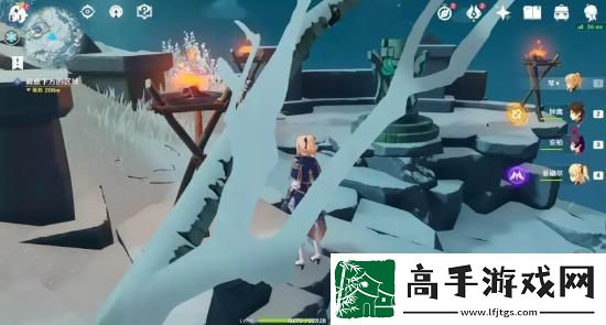 原神雪山山顶怎么上去